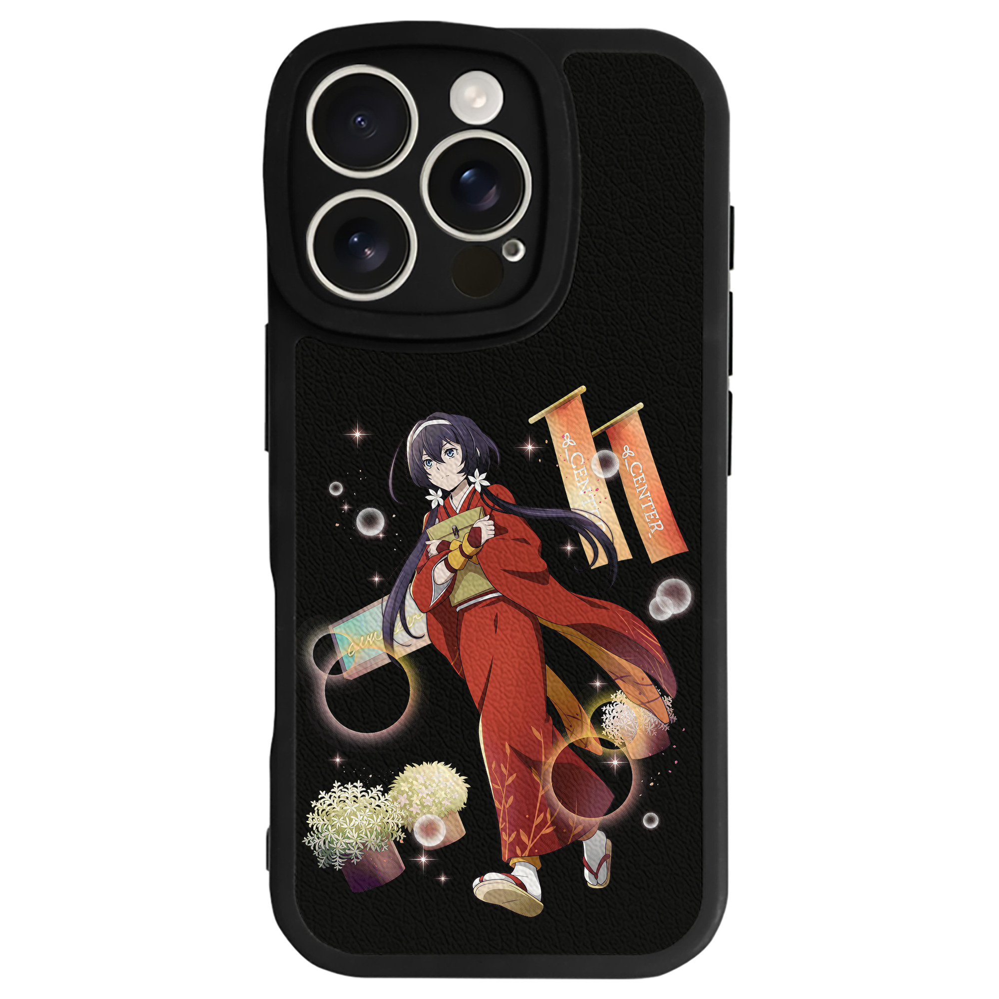 （画像用） 文豪ストレイドッグス Bungo Stray Dogs 【iPhone 16シリーズ対応】シリコンスマホケース（レザー調） 材質：シリコン